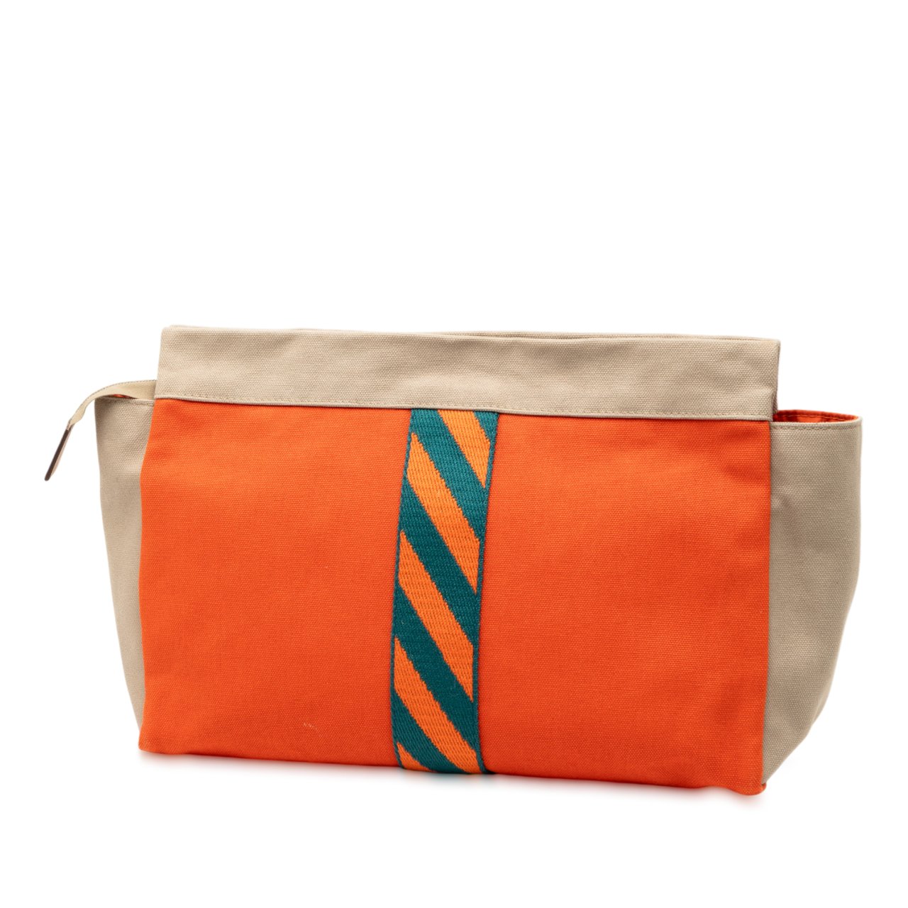 Hermès Canvas Jimetou Jumping Case Oranje