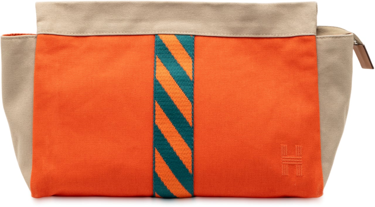 Hermès Canvas Jimetou Jumping Case Oranje