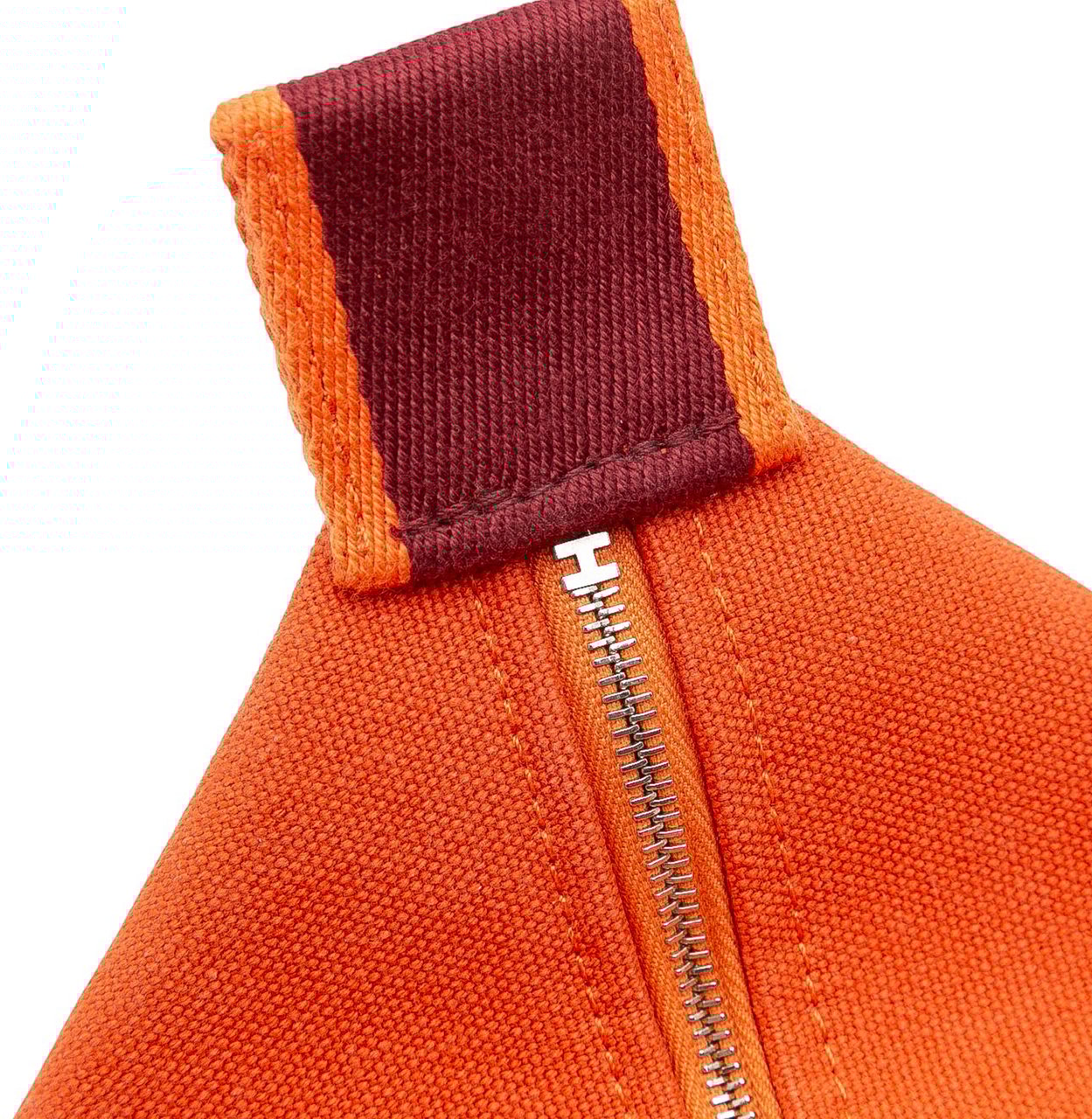 Hermès Large Canvas Bride A Brac Case Oranje