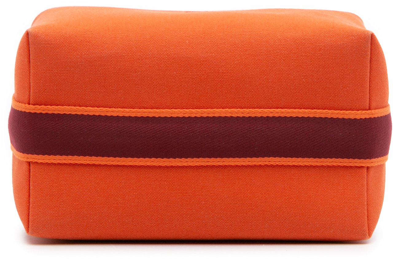 Hermès Large Canvas Bride A Brac Case Oranje