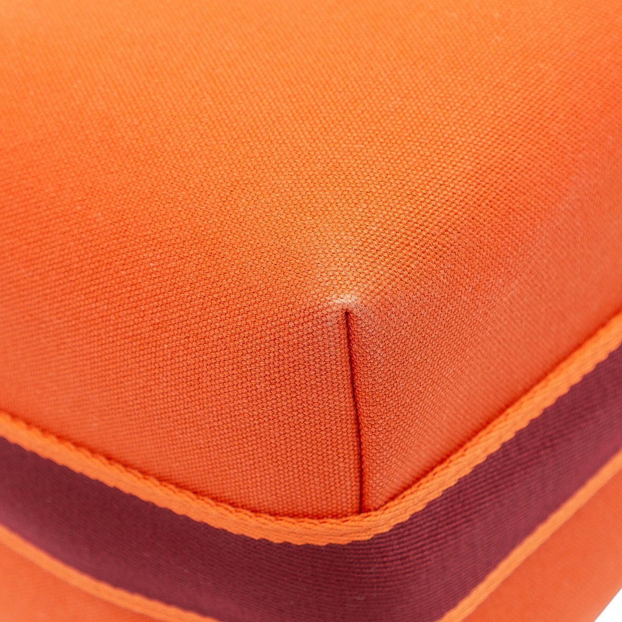 Hermès Large Canvas Bride A Brac Case Oranje