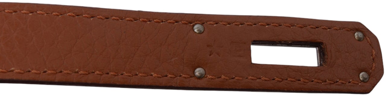 Hermès Clemence Arlequin Kelly II Retourne 32 Oranje