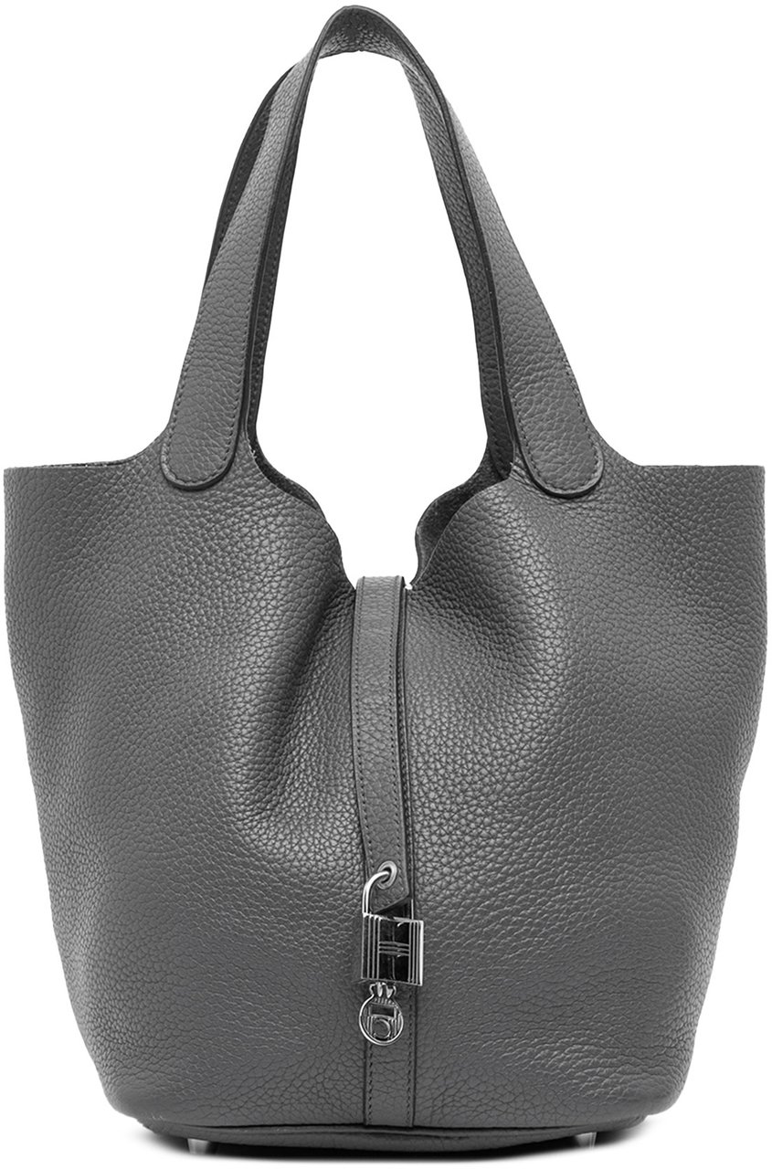 Hermès Clemence Picotin Lock 22 Grijs