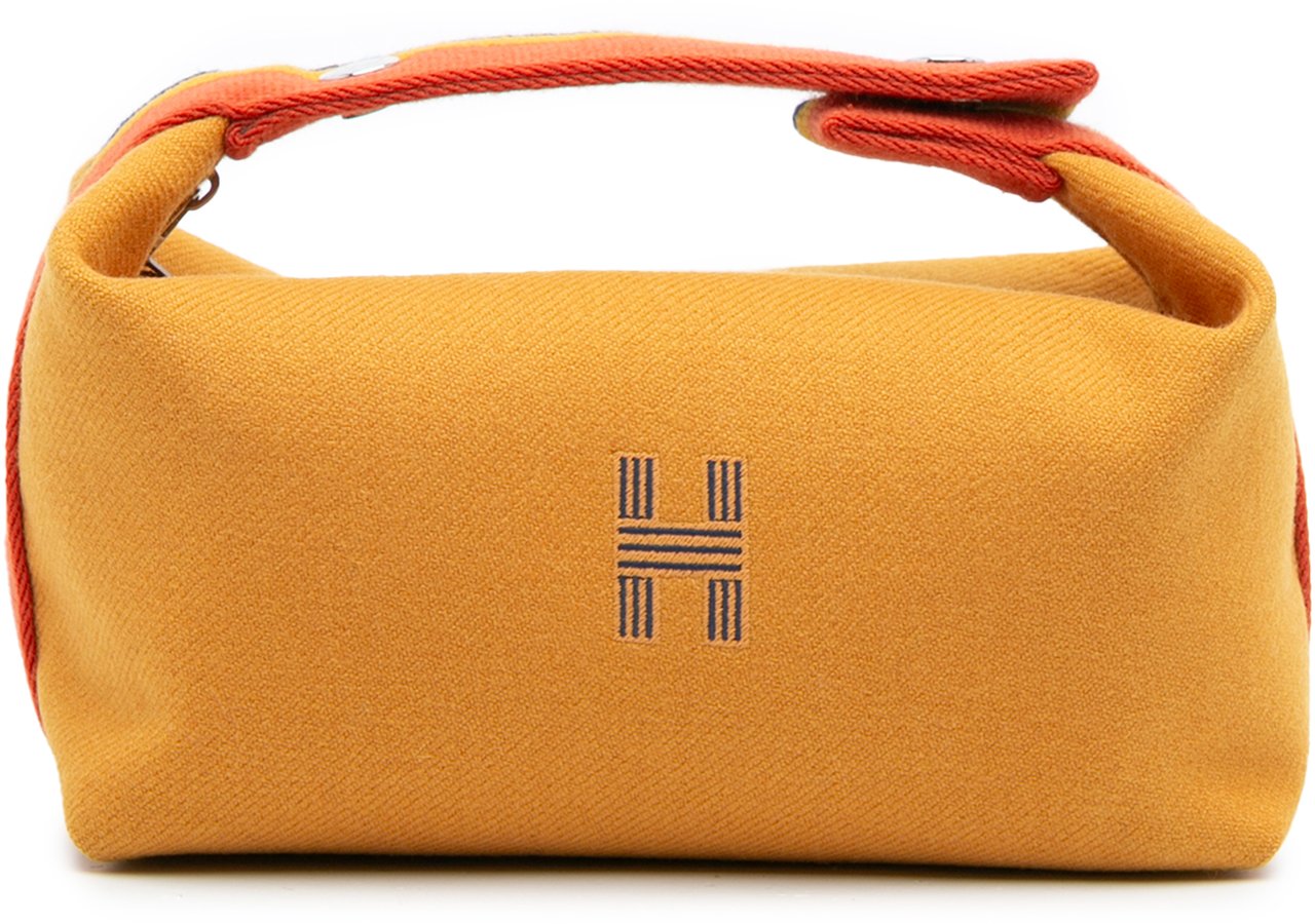 Hermès Small Wool Bride A Brac Rocabar Case Geel