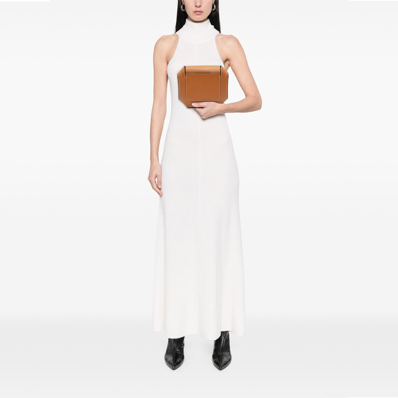 Hermès Epsom Octogone Clutch Bruin