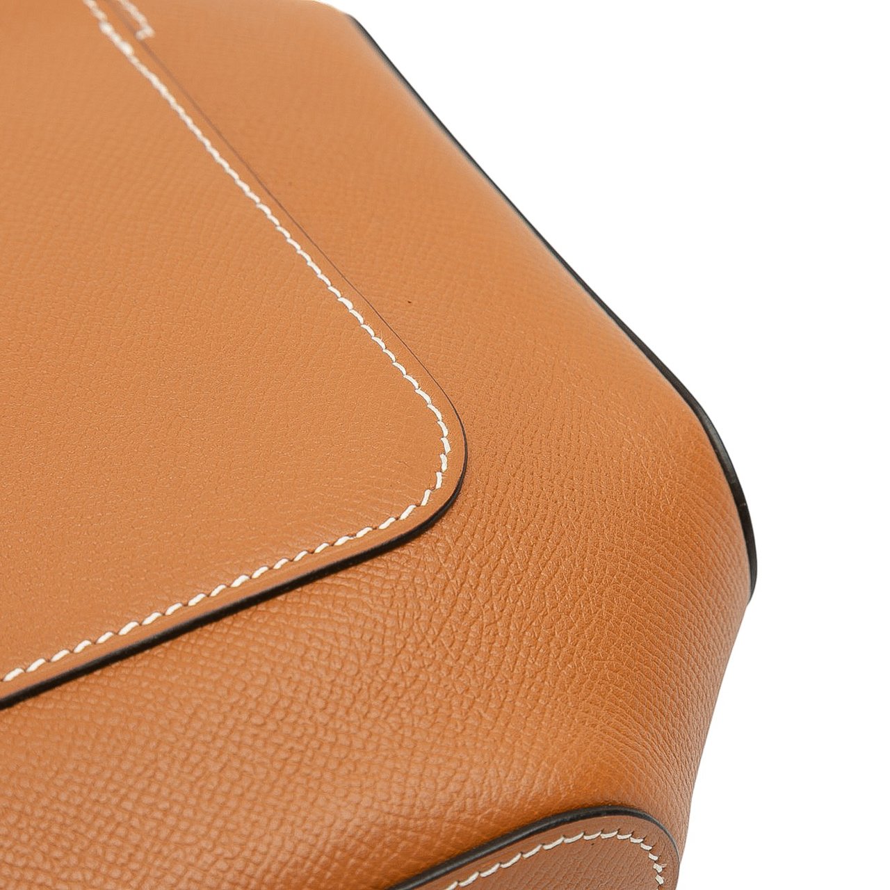 Hermès Epsom Octogone Clutch Bruin