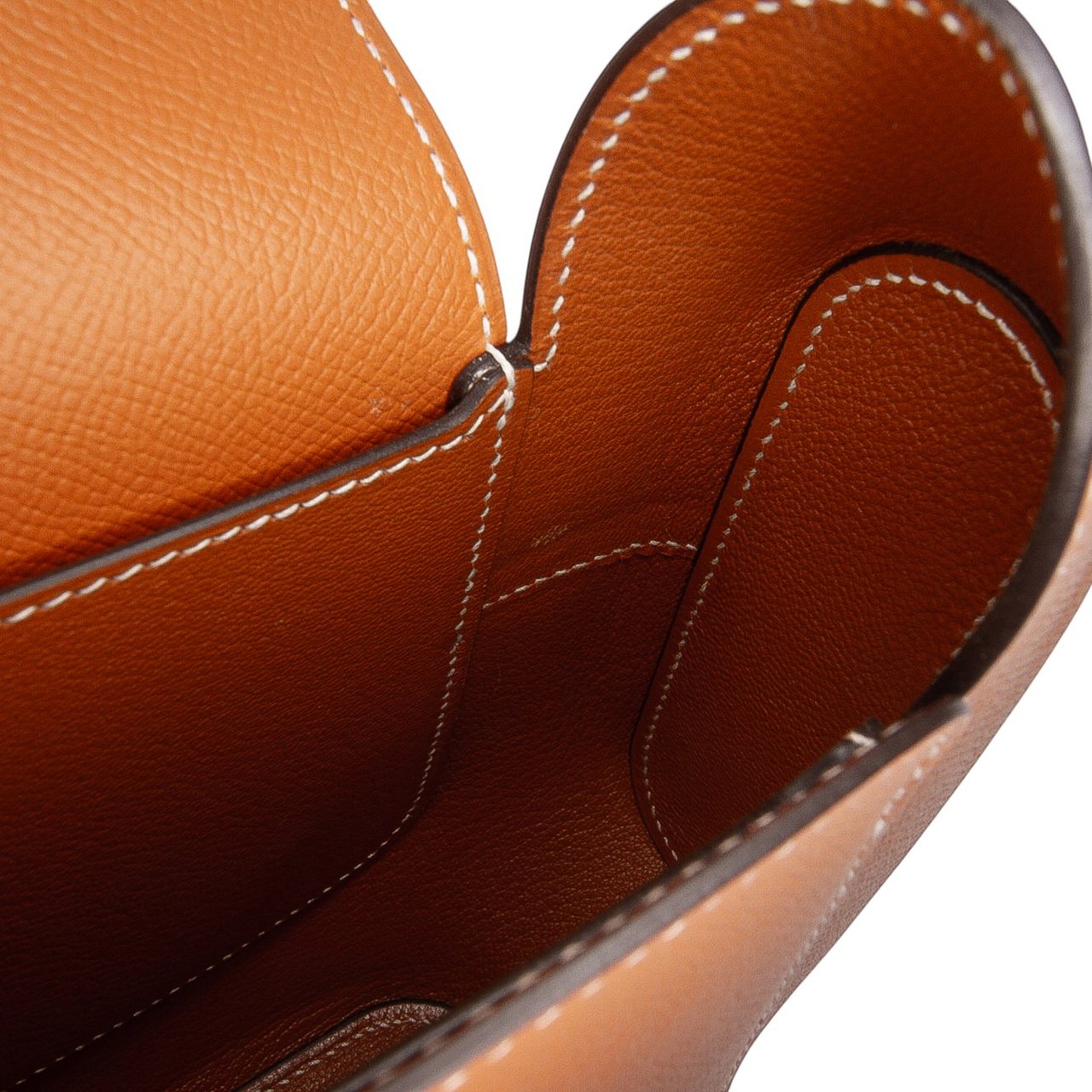 Hermès Epsom Octogone Clutch Bruin