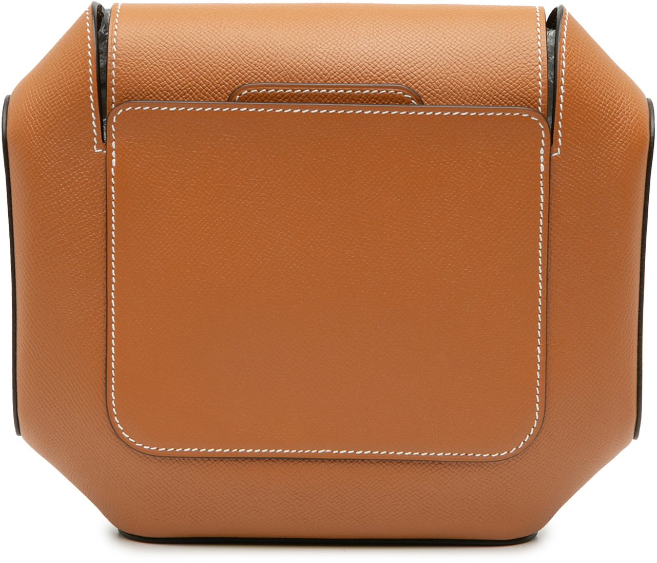Hermès Epsom Octogone Clutch Bruin