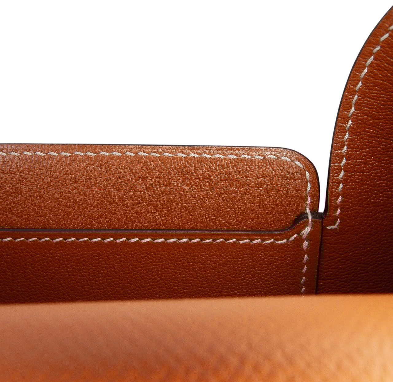 Hermès Epsom Octogone Clutch Bruin
