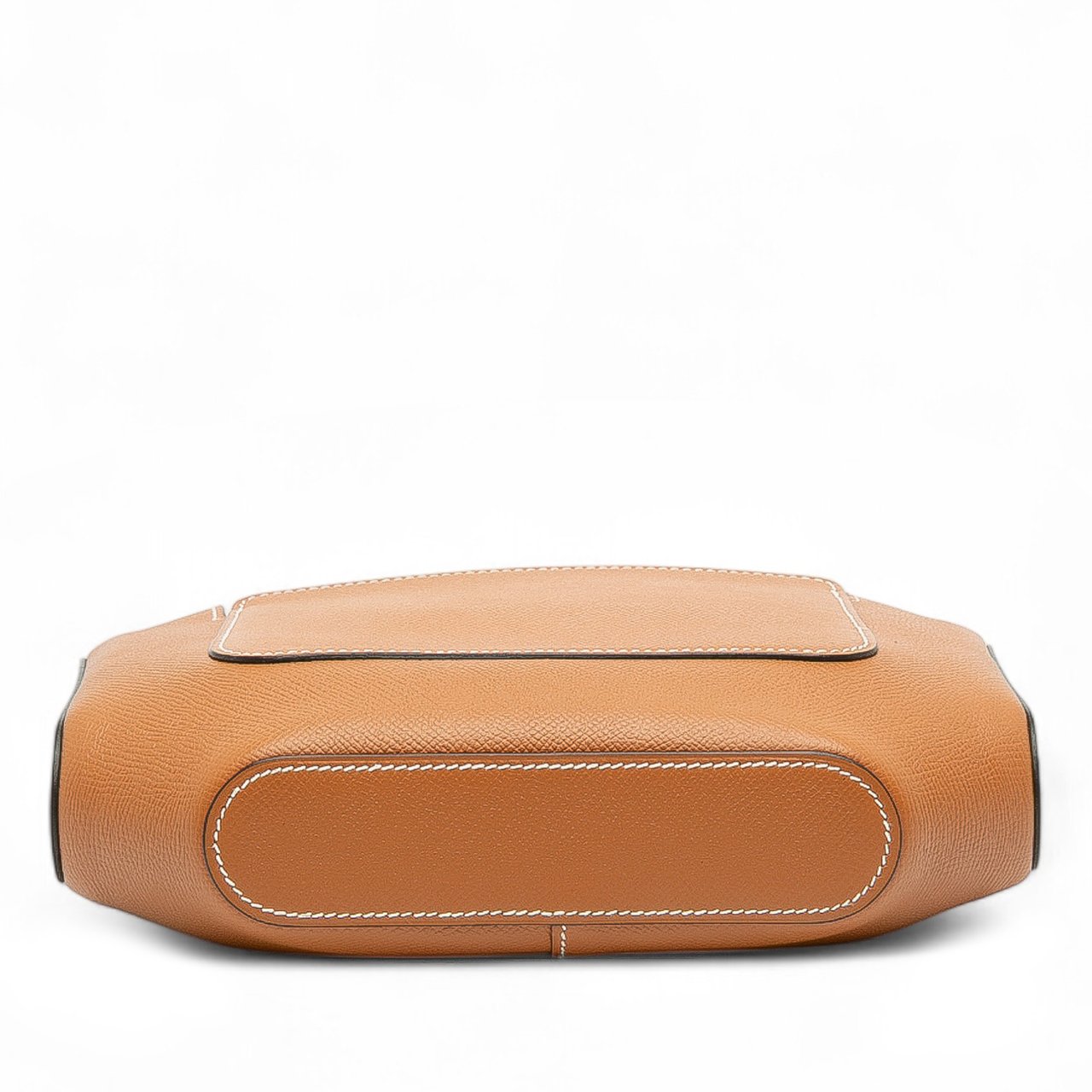 Hermès Epsom Octogone Clutch Bruin