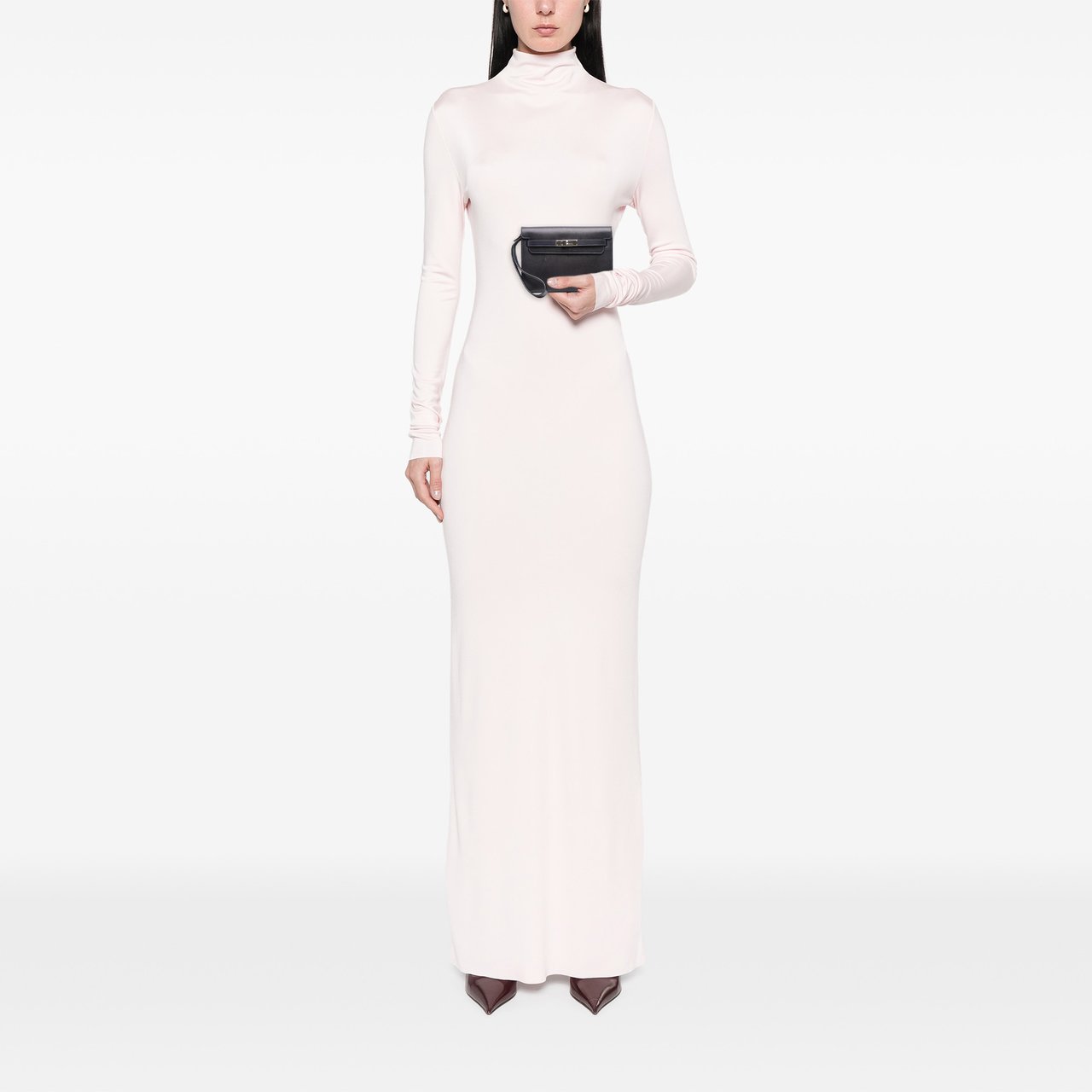 Hermès Evergrain Kelly Depeches Pouch 25 Blauw