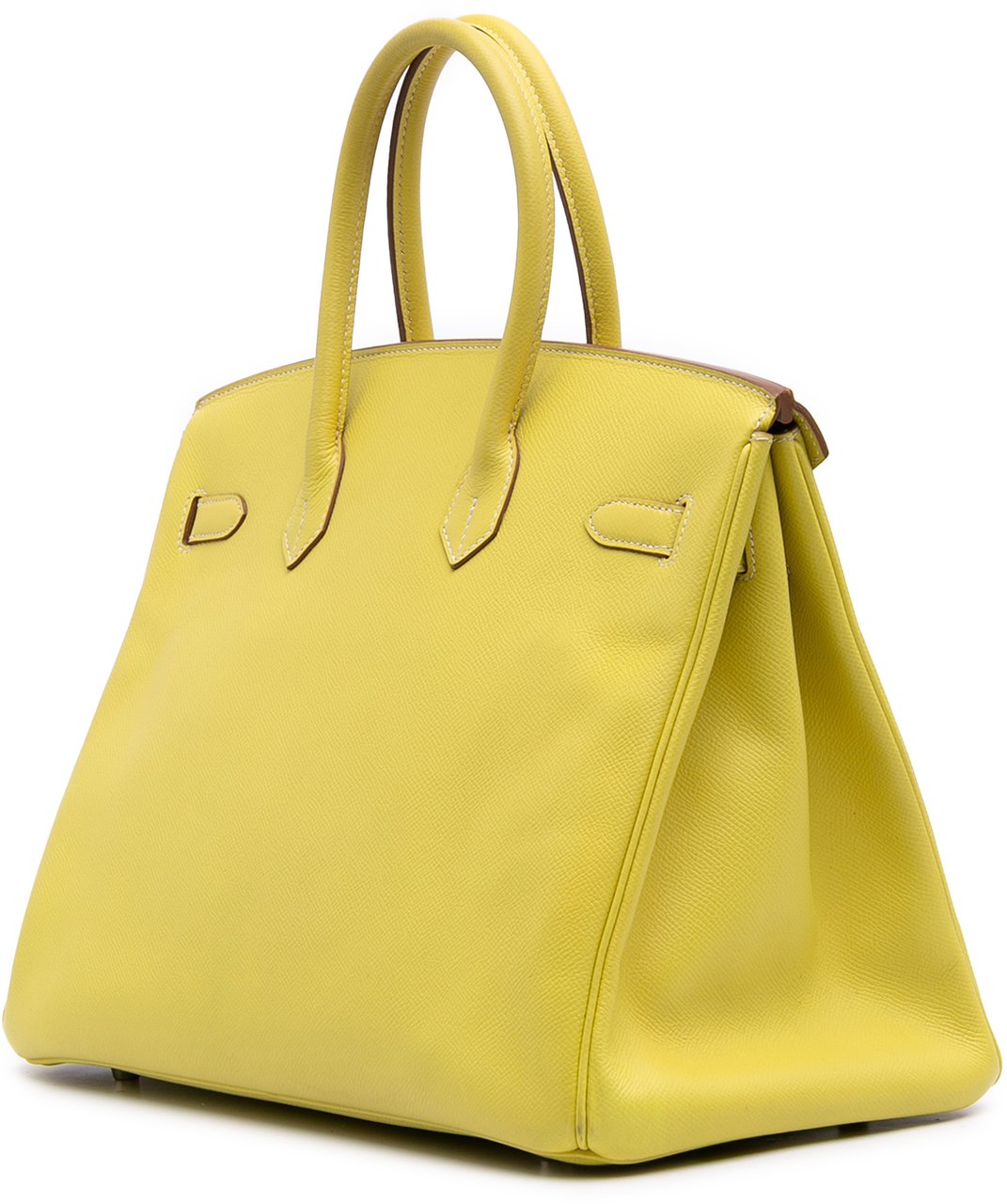 Hermès Epsom Birkin Retourne 35 Geel