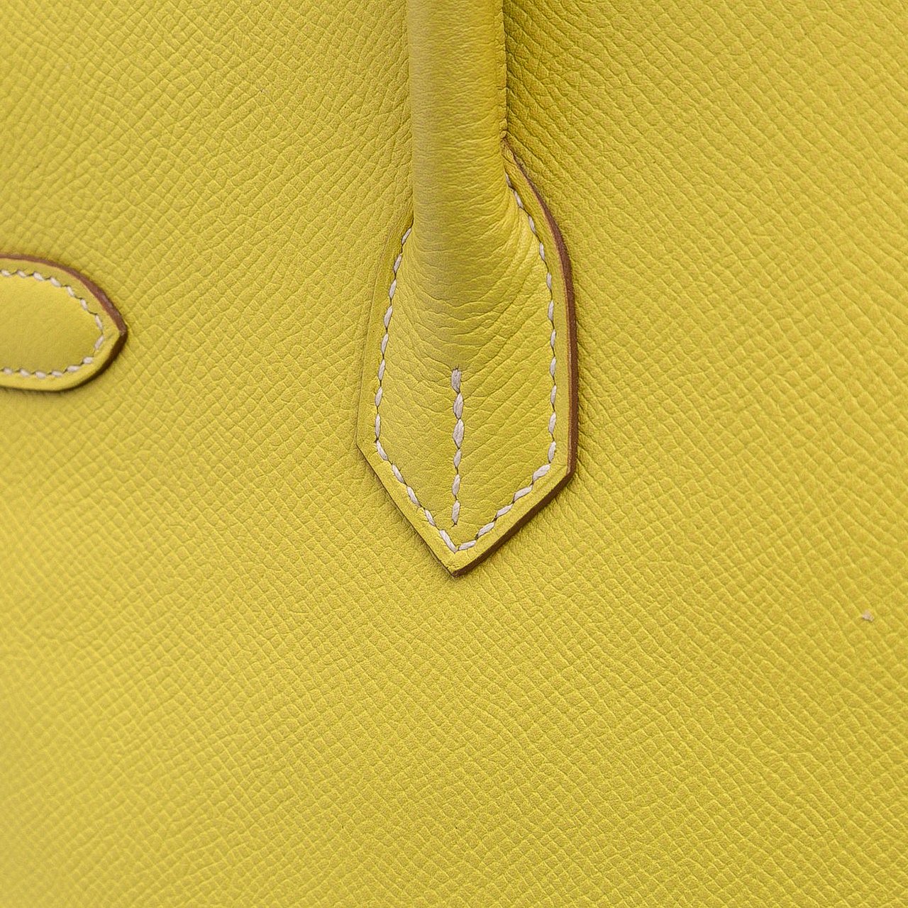 Hermès Epsom Birkin Retourne 35 Geel
