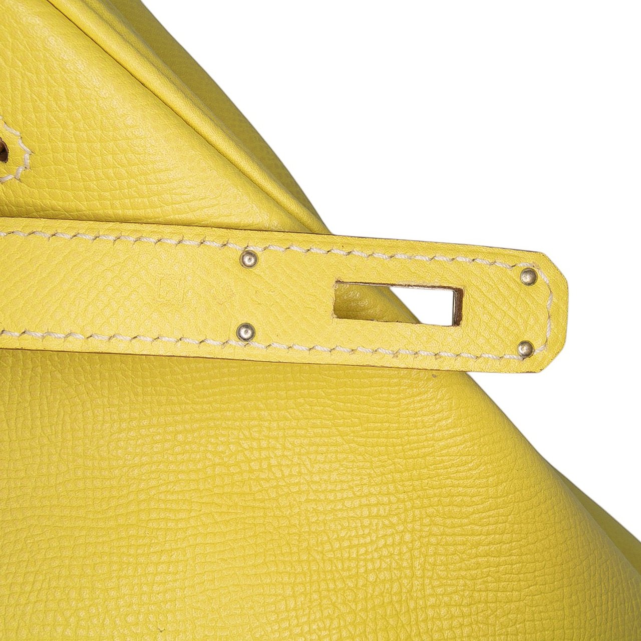 Hermès Epsom Birkin Retourne 35 Geel