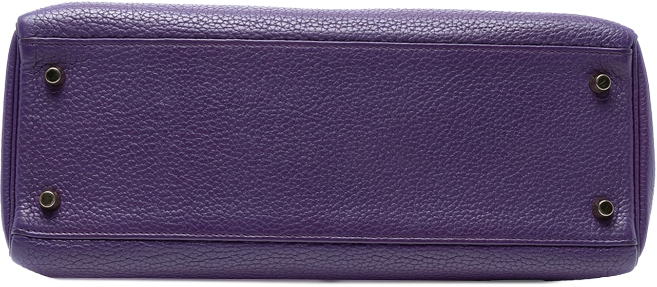 Hermès Togo Kelly II Retourne 32 Paars