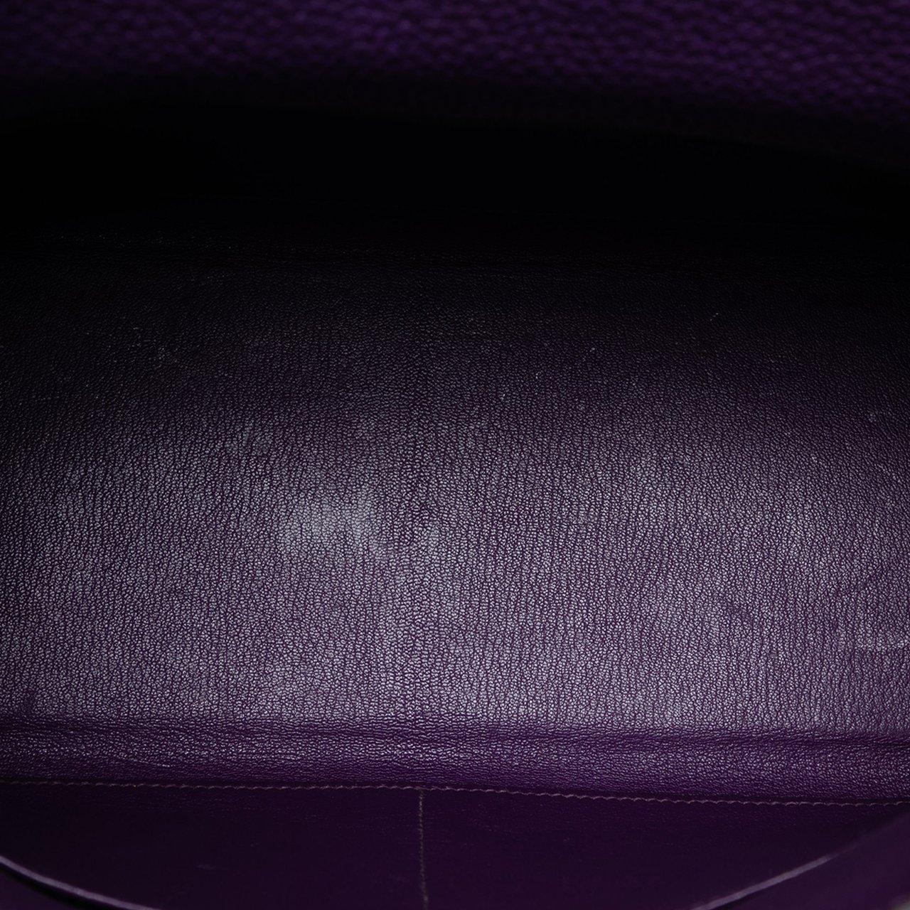 Hermès Togo Kelly II Retourne 32 Paars