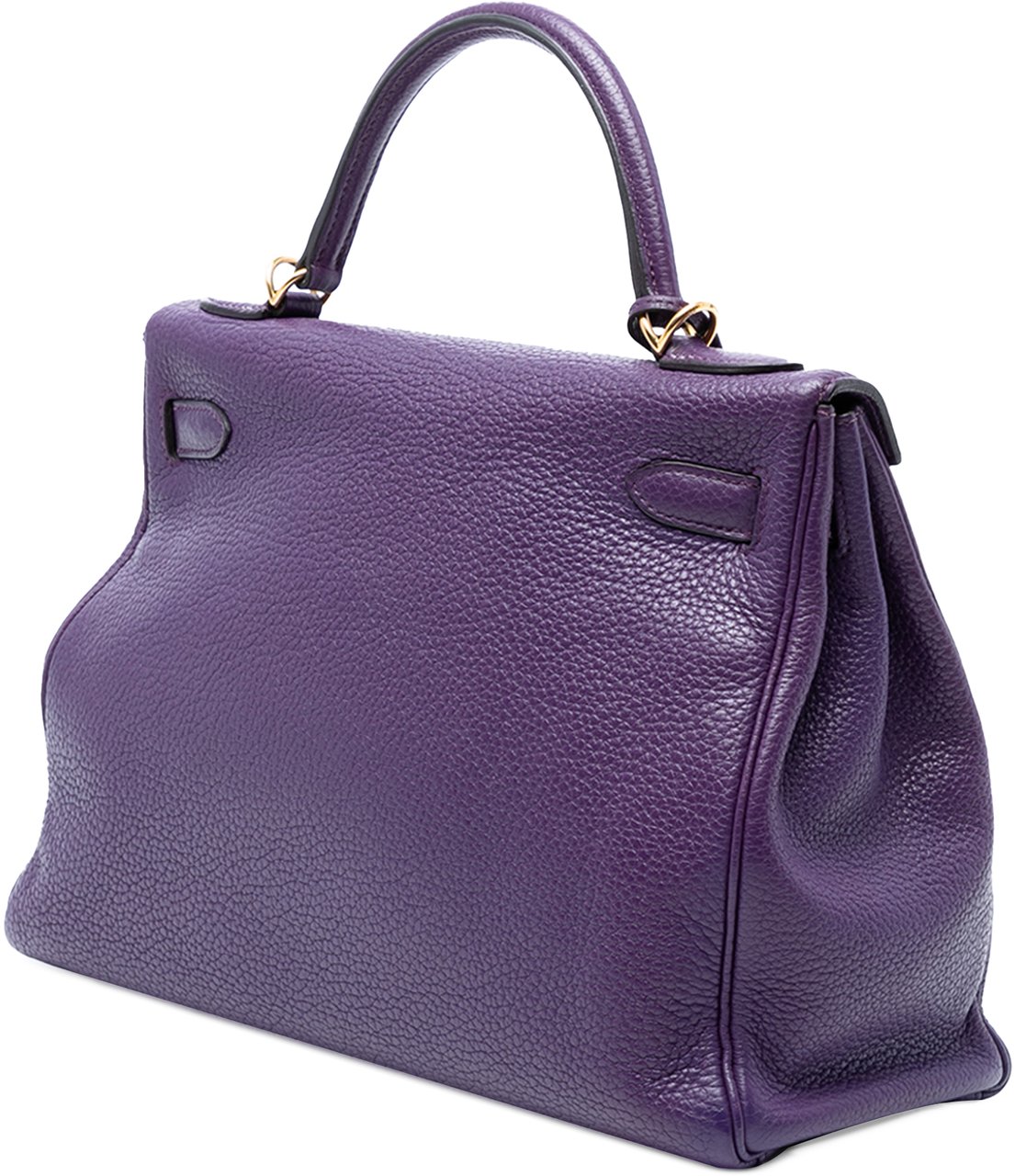 Hermès Togo Kelly II Retourne 32 Paars