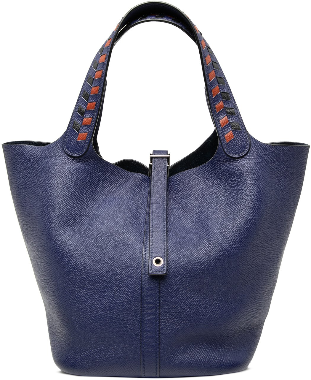 Hermès Epsom Tressage Picotin Lock 22 Blauw