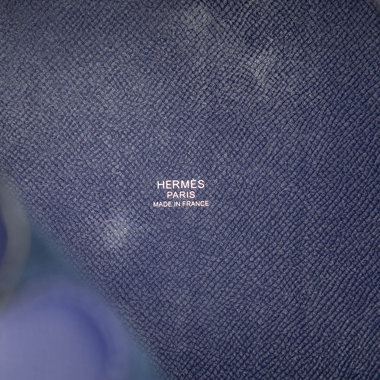 Hermès Epsom Tressage Picotin Lock 22 Blauw