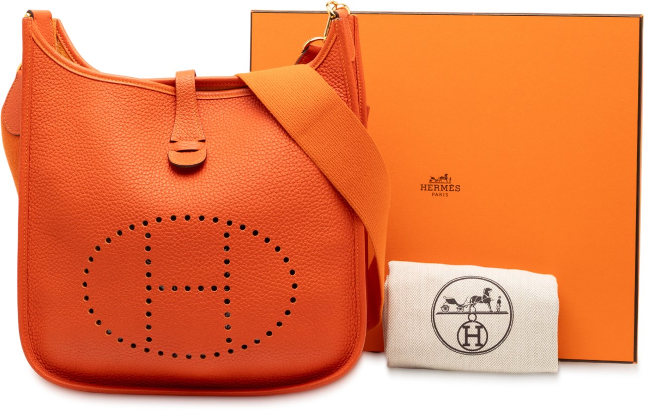 Hermès Clemence Evelyne III 29 Oranje