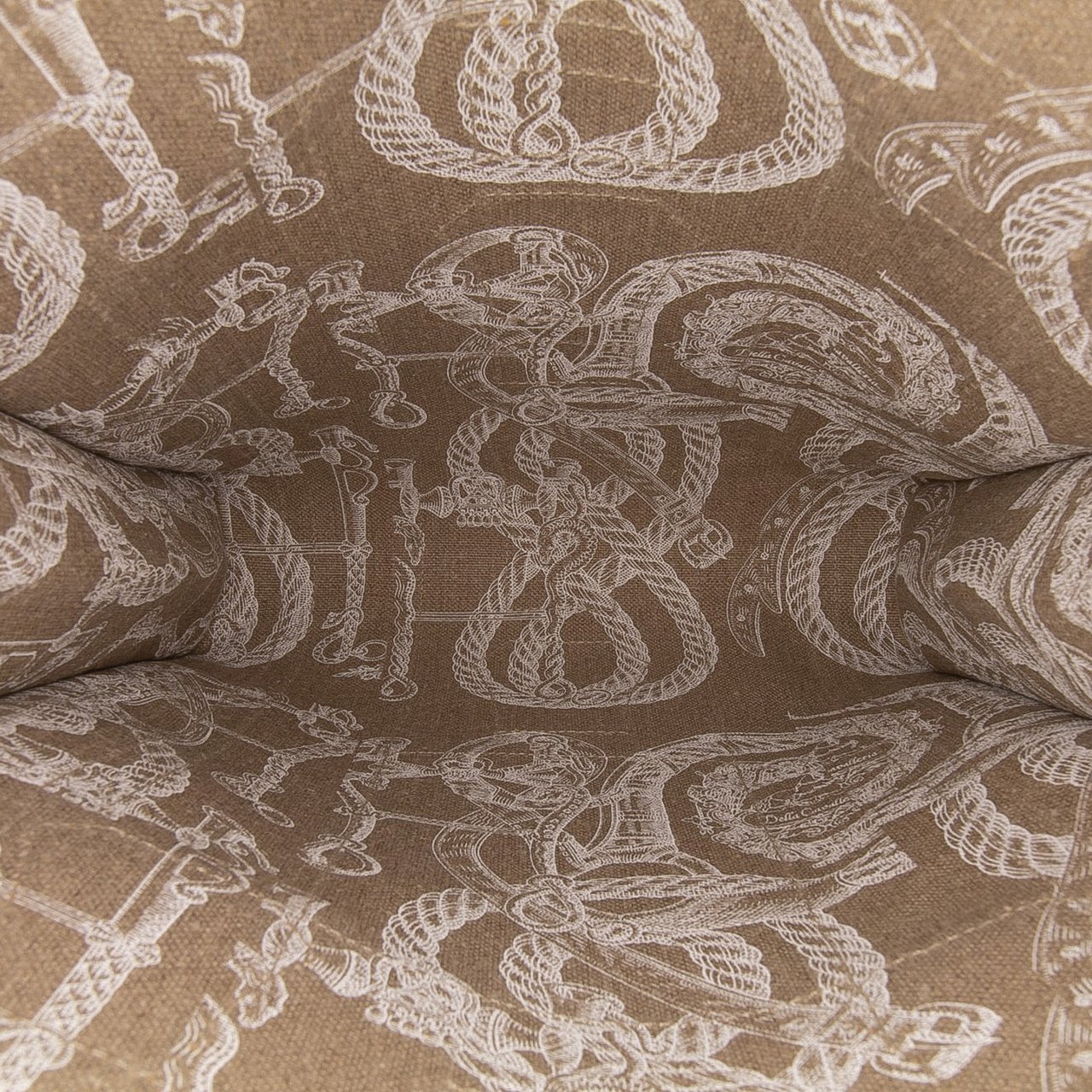 Hermès Evergrain and Toile Petit H Bell Tote Geel