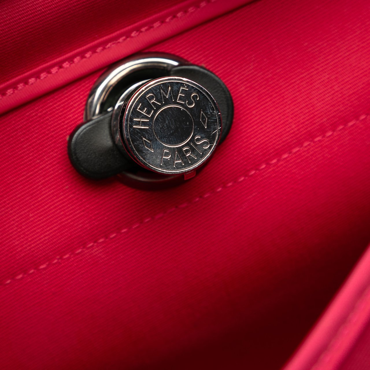 Hermès Toile Herbag Zip 31 Roze