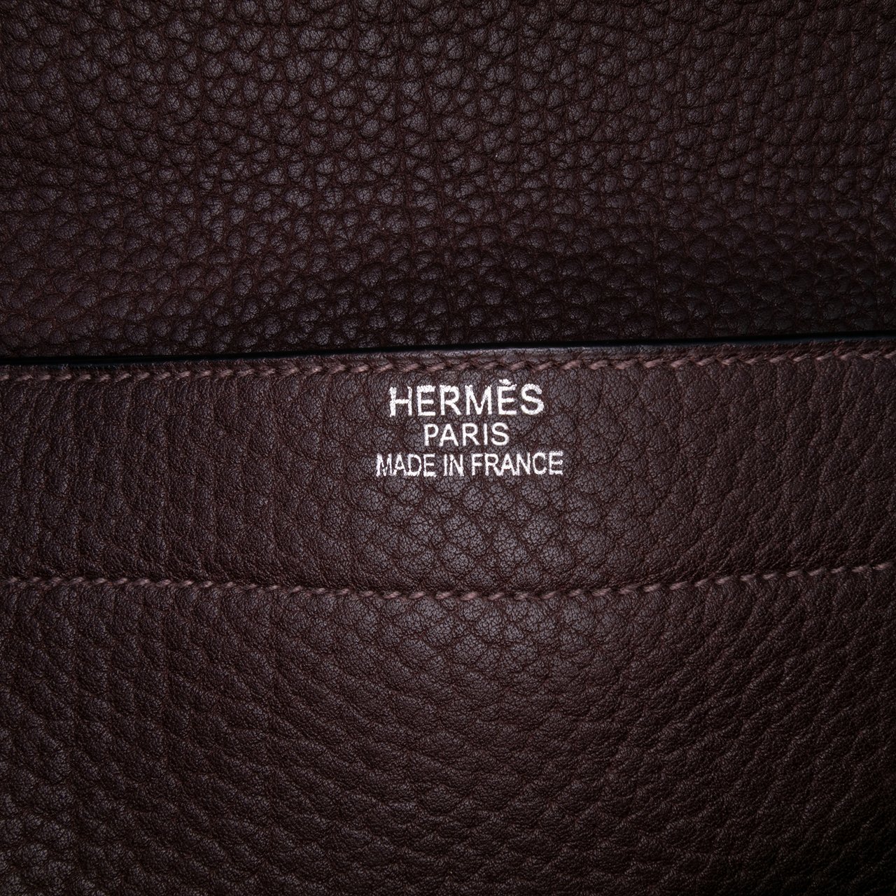 Hermès Togo Sac a Depeches 41 Bruin