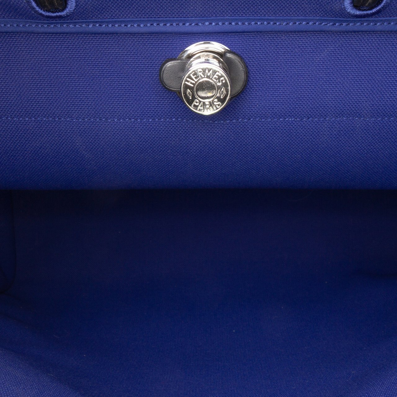 Hermès Toile Herbag Zip 39 Blauw