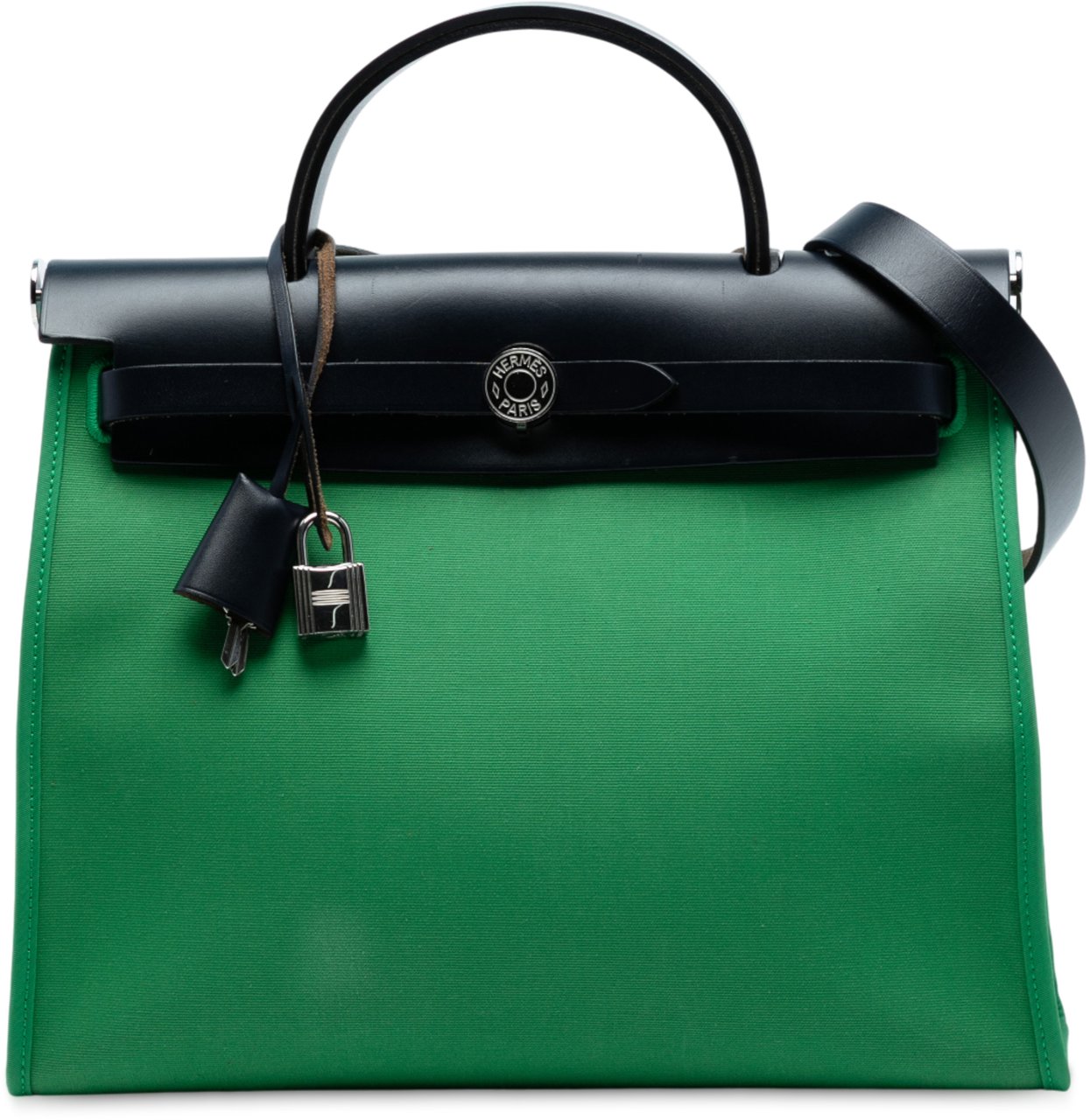 Hermès Toile Herbag Zip 31 Groen