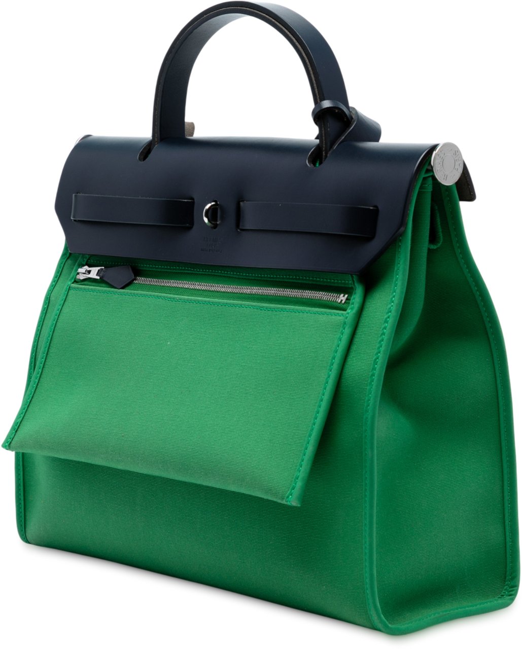 Hermès Toile Herbag Zip 31 Groen
