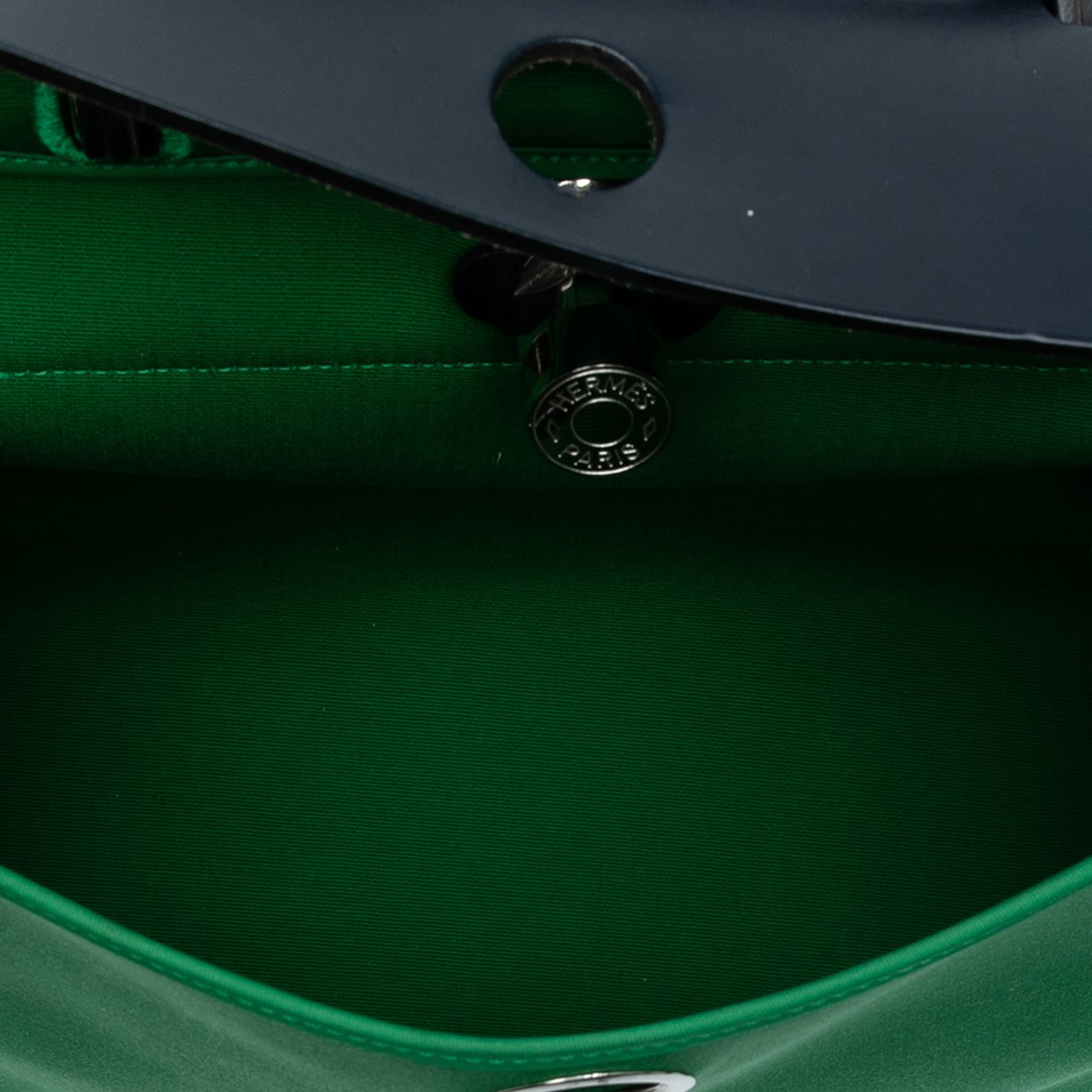 Hermès Toile Herbag Zip 31 Groen