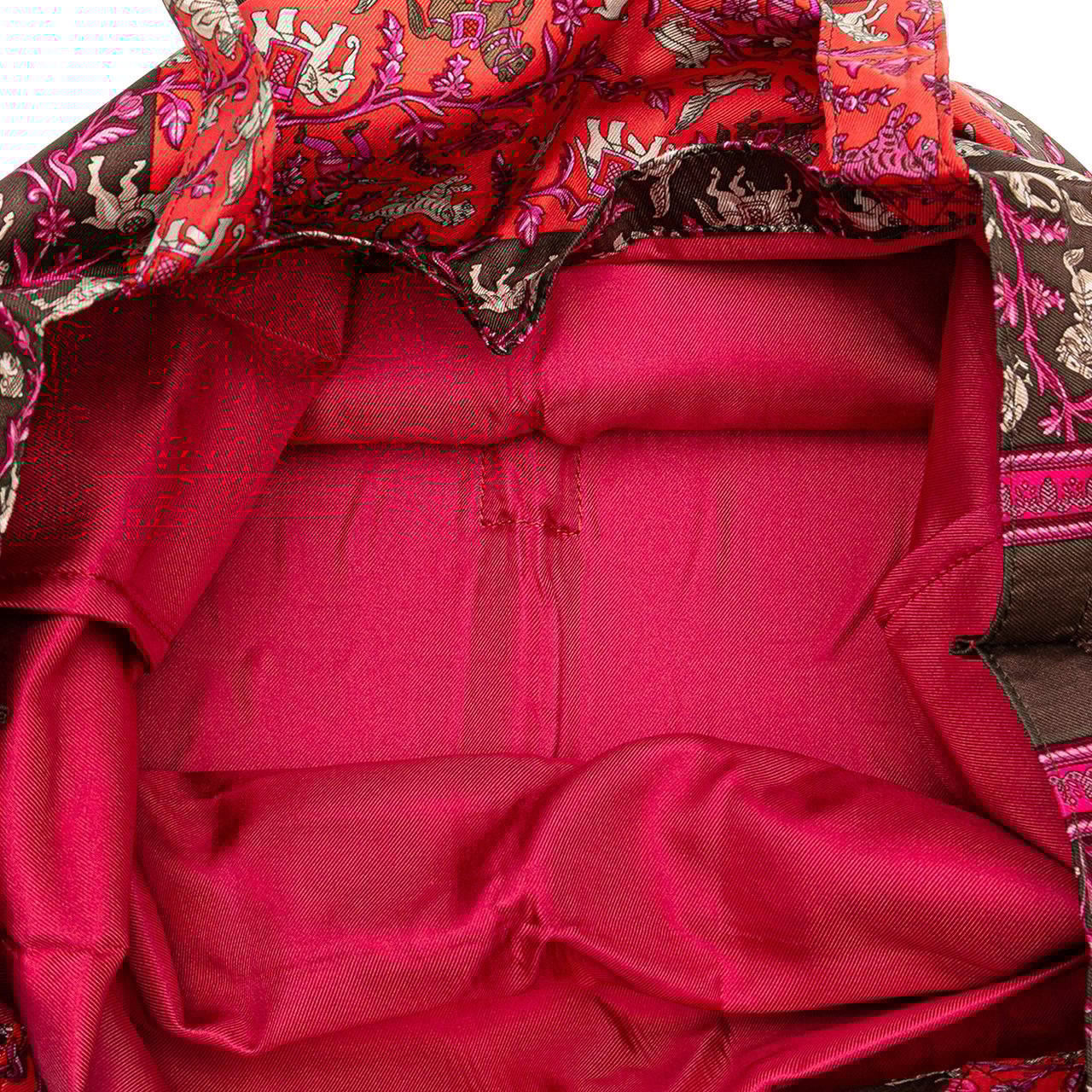Hermès Chasse en Inde Silky Pop Tote Bruin