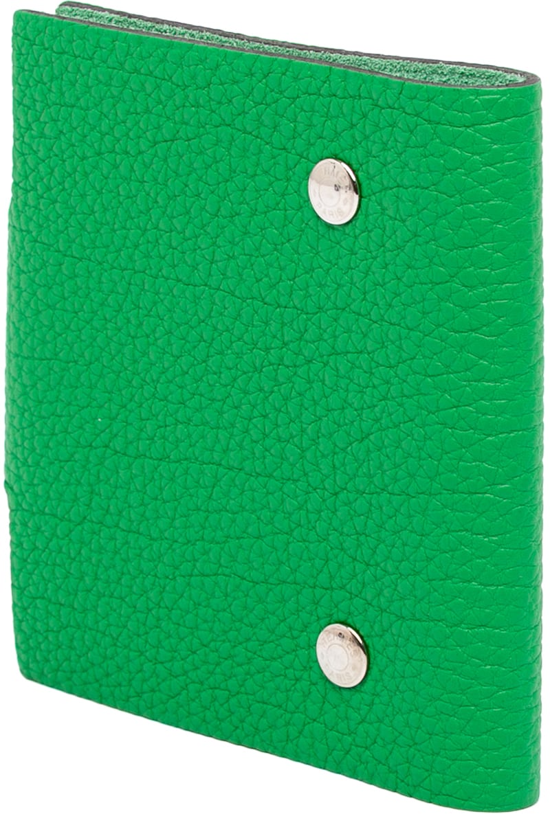 Hermès Togo Ulysse Notebook Cover TPM Groen