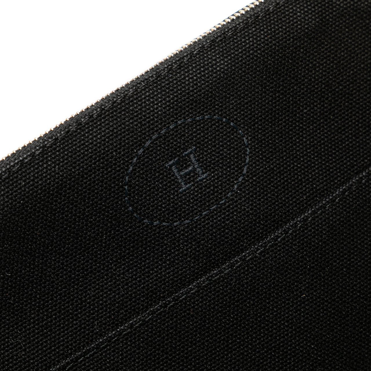 Hermès Toile Bolide Trousse de Voyage PM Zwart