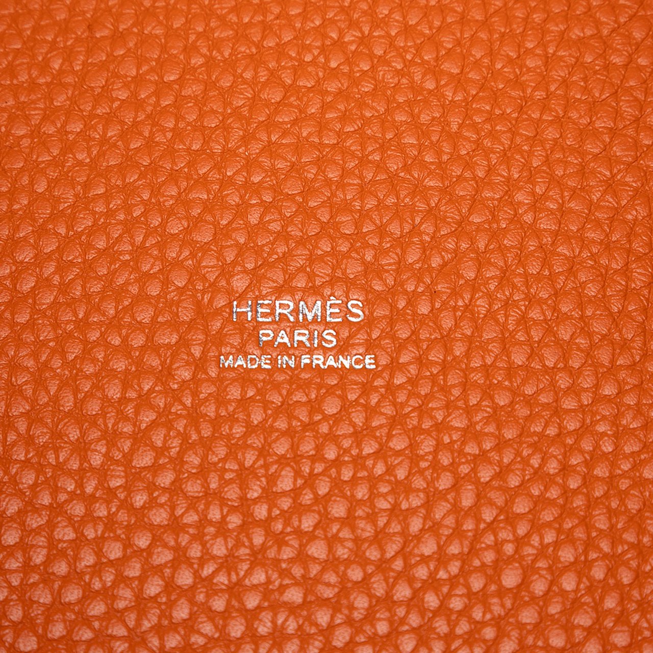 Hermès Bicolor Clemence and Swift Picotin Lock 22 Oranje