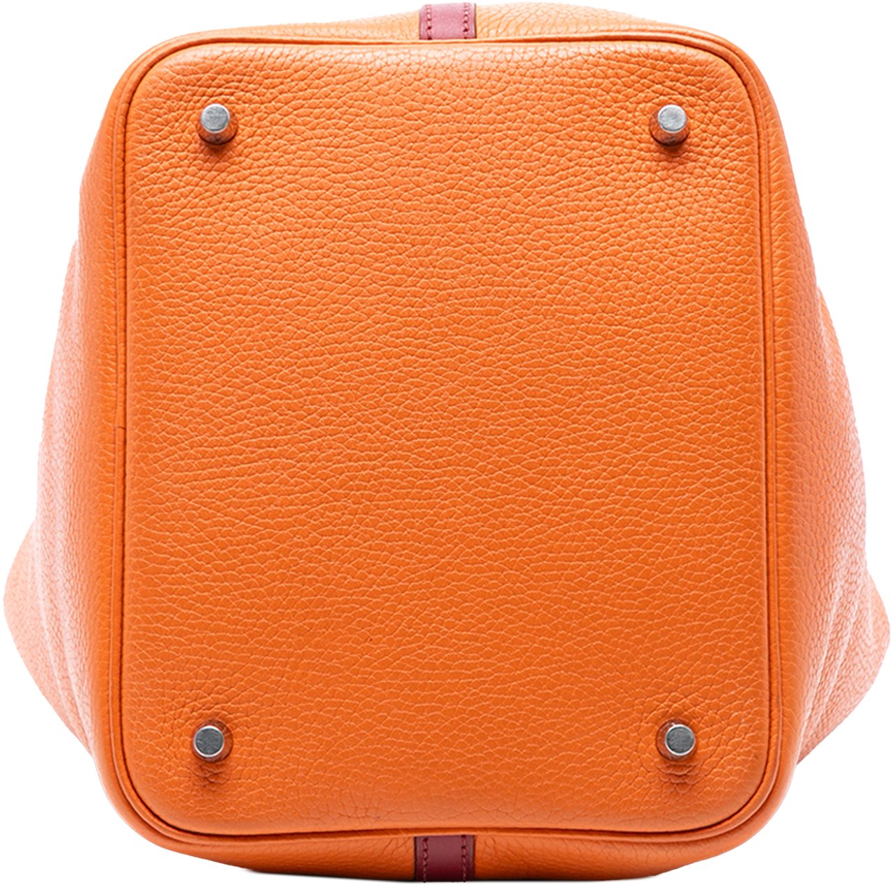 Hermès Bicolor Clemence and Swift Picotin Lock 22 Oranje