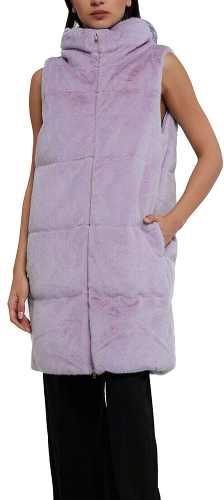 Herno Herno Purple Polyamide Coat Paars