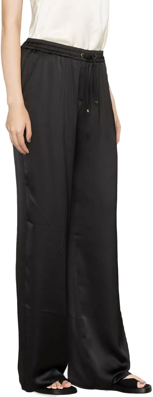 Herno High-Waist Palazzo Pants Zwart