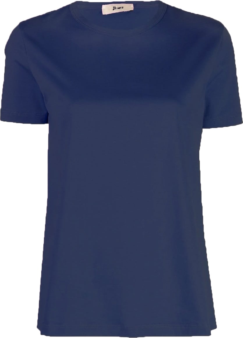 Herno Cotton T-shirt Blauw