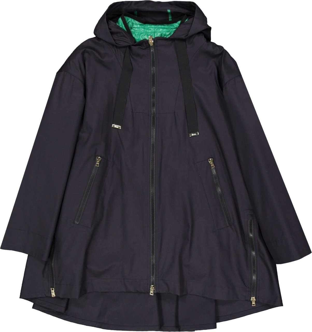 Herno Hooded Jacket Blauw