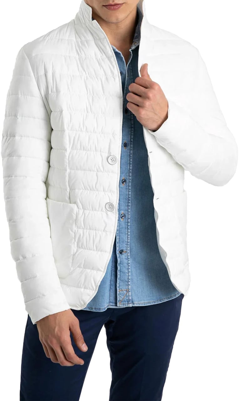 Herno Herno Jackets White Man Dierenprint