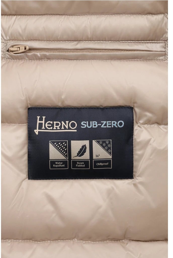 Herno Herno Jackets Beige Man Beige