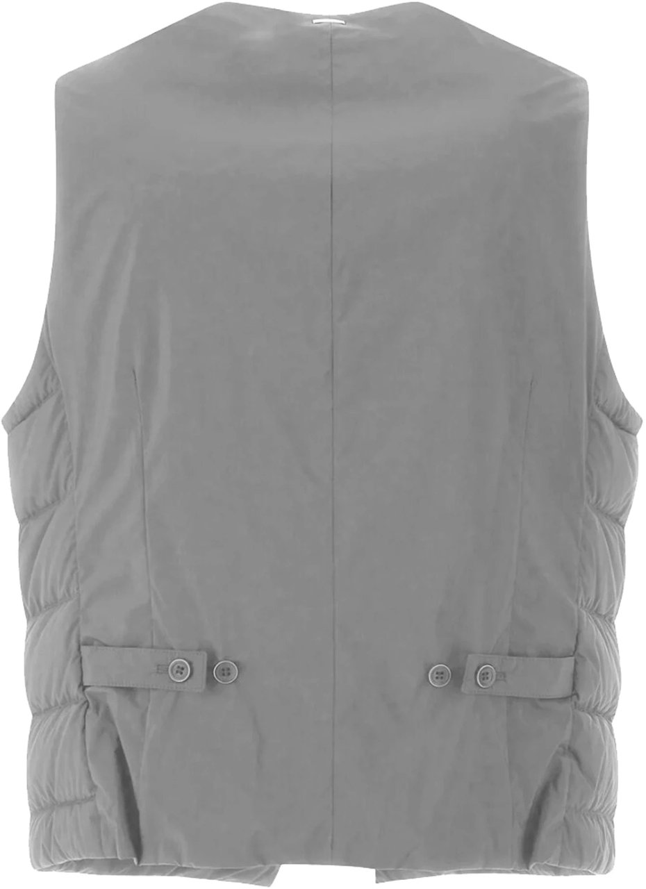 Herno Herno Vest Grey Man Dierenprint