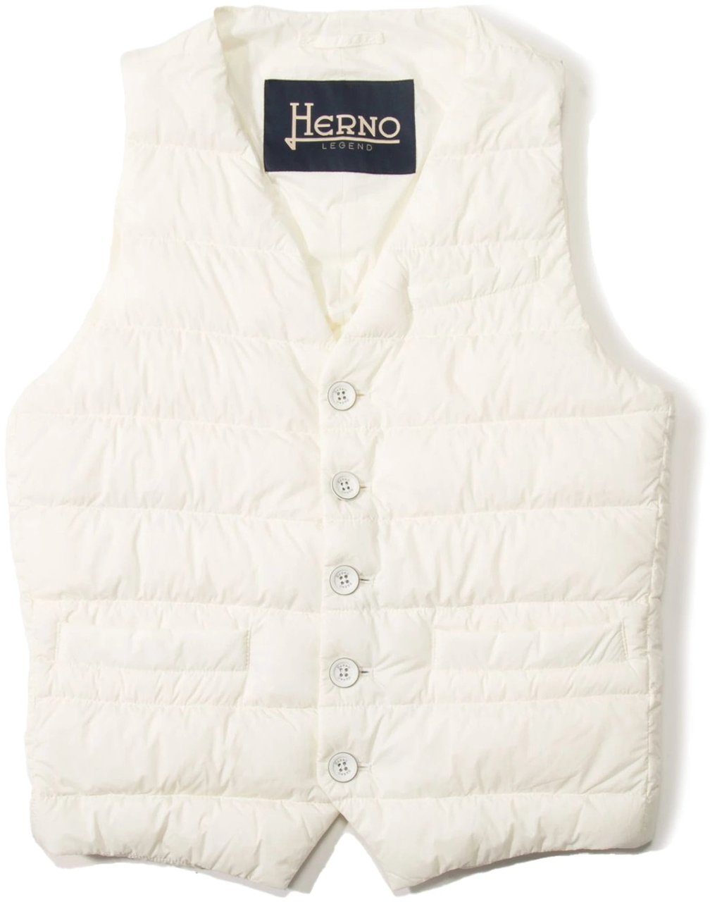 Herno Herno Vest White Man Dierenprint