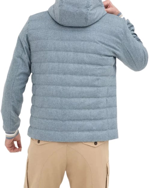 Herno Herno Jackets Light Blue Man Dierenprint