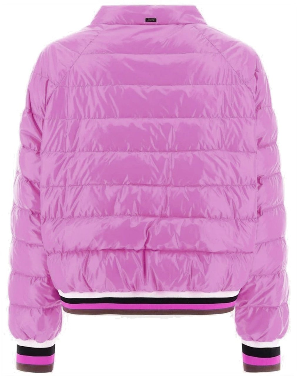 Herno Herno Zipped Bomber Jacket Roze