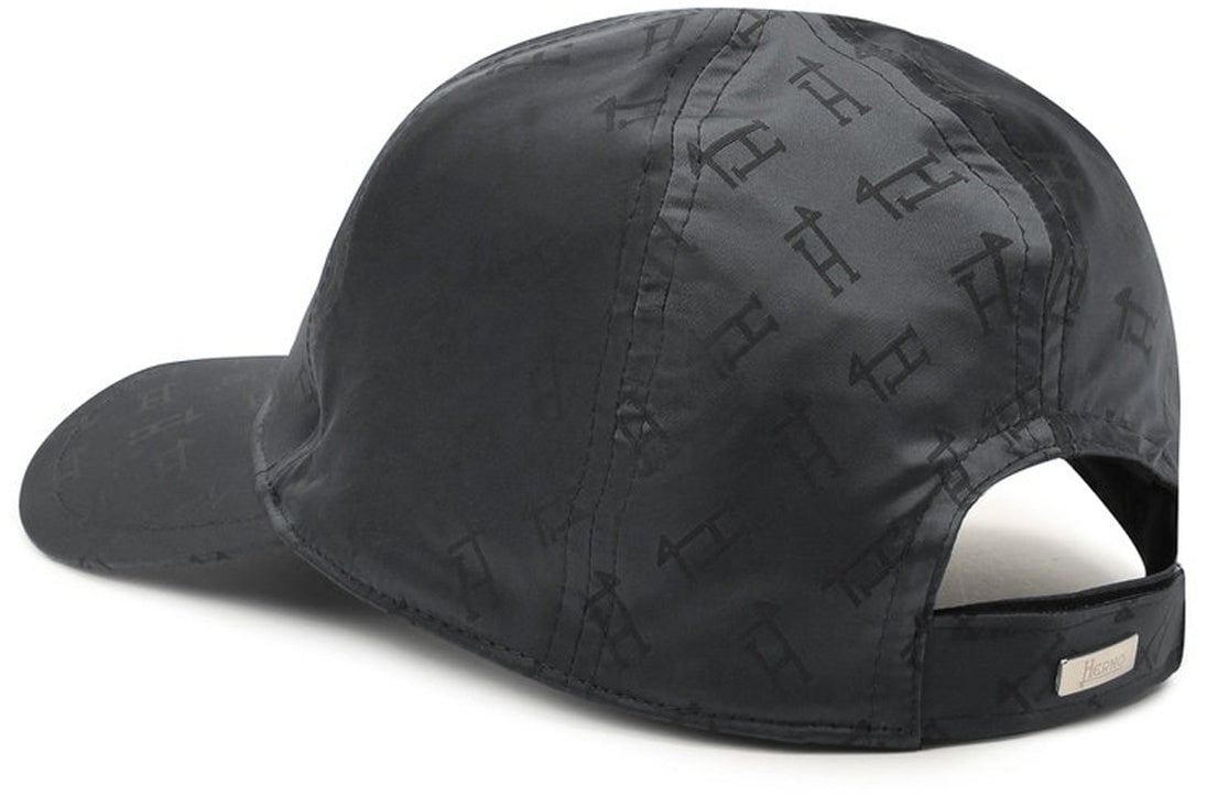 Herno Logo Baseball Cap Zwart