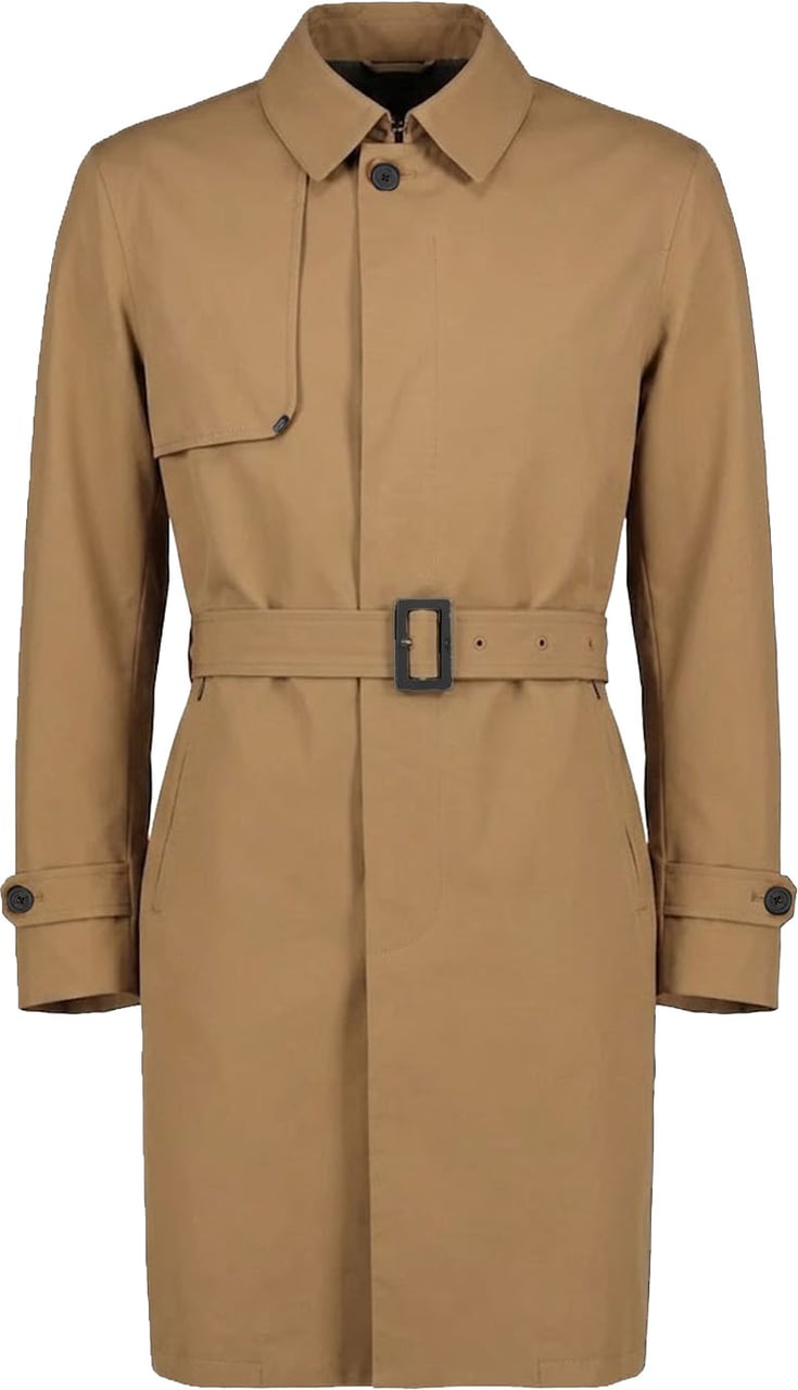 Herno Belted Single-Breasted Coat Divers