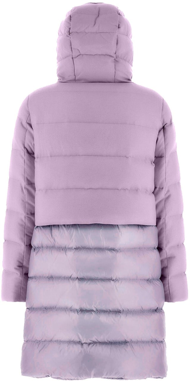 HERNO Wool Down Coat Paars