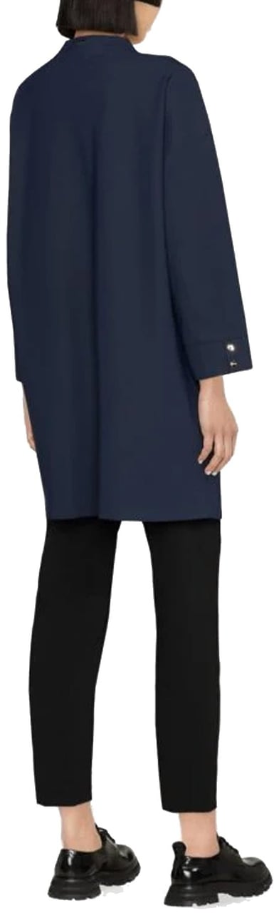 Herno Concealed-Fastening Coat Blauw